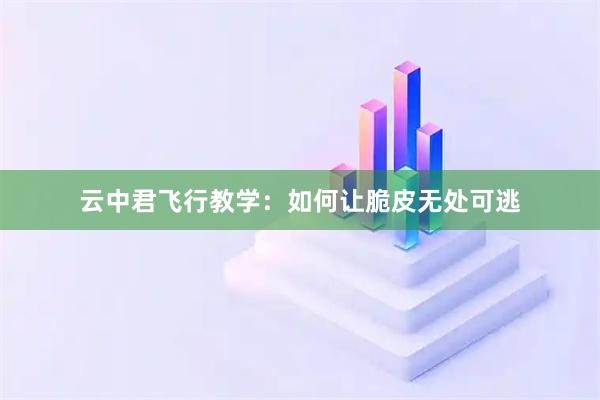 云中君飞行教学：如何让脆皮无处可逃